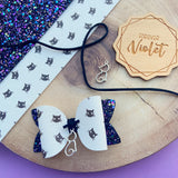 Cat Face Charm Bow