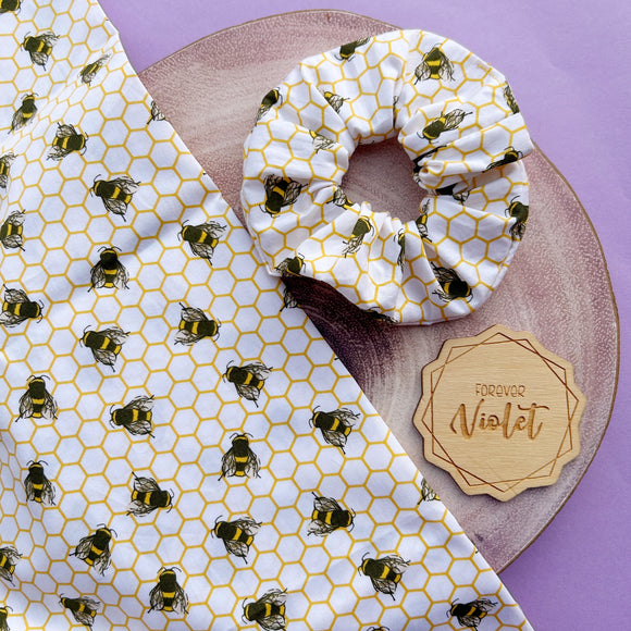 Honey Bee Scrunchie
