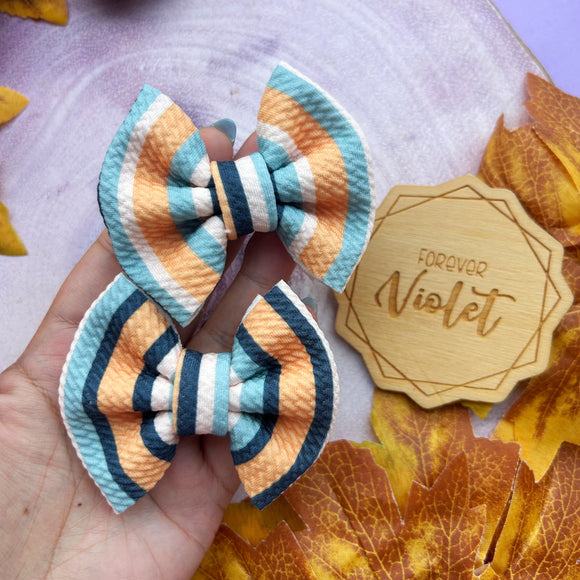 Pumpkin Spice Stripe Piggie Set