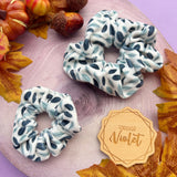 Frosted Foliage Scrunchie