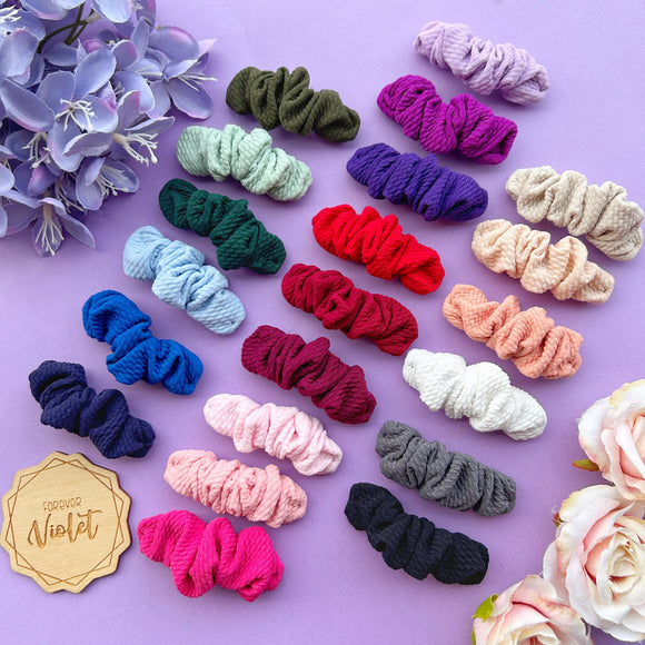 Core Colour Scrunchie Clip Collection