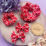 Heart Spots Scrunchie