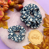 Midnight Daisy Scrunchie