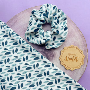 Frosted Foliage Scrunchie