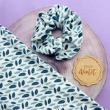 Frosted Foliage Scrunchie