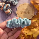Cozy Harvest Scrunchie Clip Set