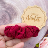 'The Reds' Scrunchie Clip Set