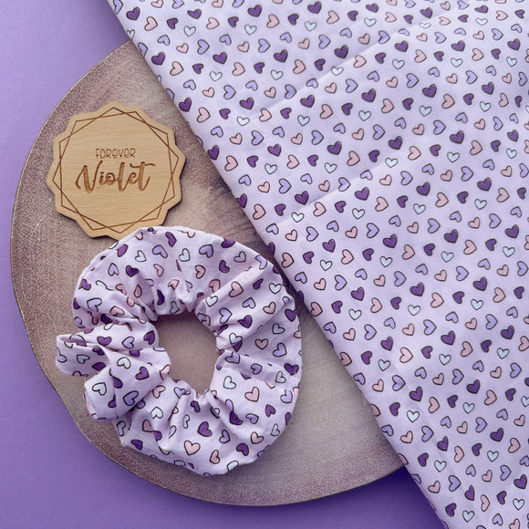 Ditsy Hearts Scrunchie