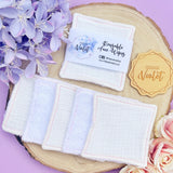 Cloud White Reusable Face Wipes