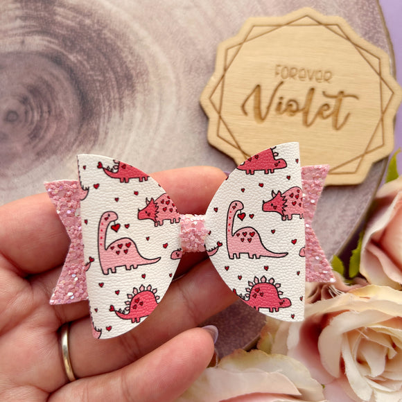 Dino Love Bow