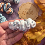 Cozy Harvest Scrunchie Clip Set