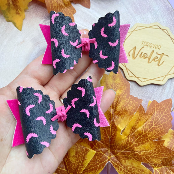 Pink Bats Bow