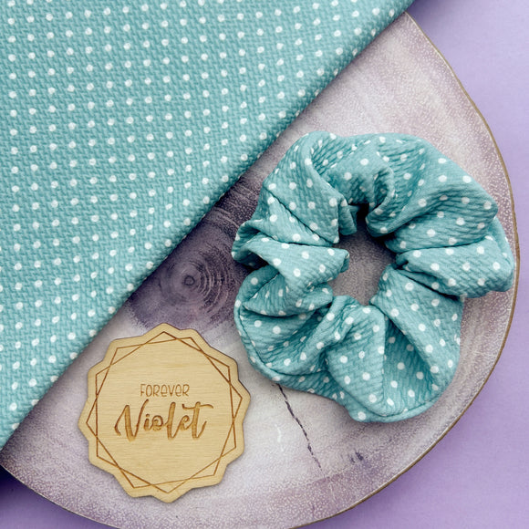 Autumn Snowfall Scrunchie
