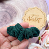 'The Greens' Scrunchie Clip Set