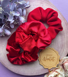 Red Textures Scrunchie Collection