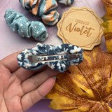 Cozy Harvest Scrunchie Clip Set