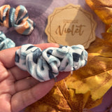 Cozy Harvest Scrunchie Clip Set