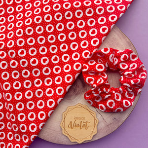 Heart Spots Scrunchie
