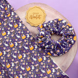 Purple Bunny Scrunchie