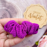 'The Purples' Scrunchie Clip Set