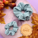 Autumn Snowfall Scrunchie