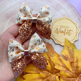 Fall Blooms Bow