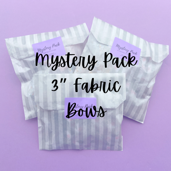 Mystery 3” Fabric Bow Pack