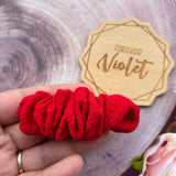 'The Reds' Scrunchie Clip Set