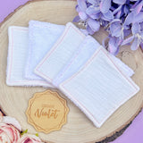 Cloud White Reusable Face Wipes