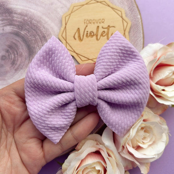 Lilac Bullet Bow