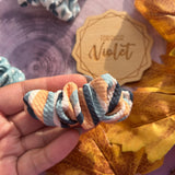 Cozy Harvest Scrunchie Clip Set