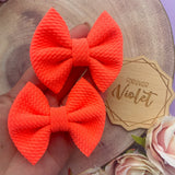 Neon Piggie Bows