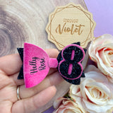 Personalised Number Bows
