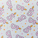 Number Candle Birthday Bows