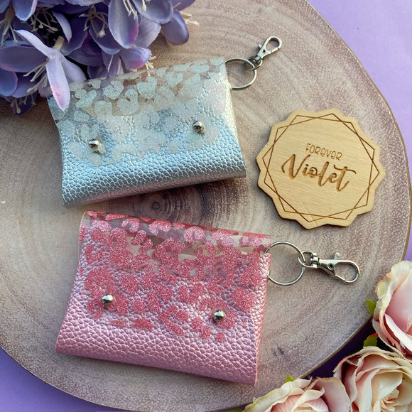 Transparent Leopard Purses