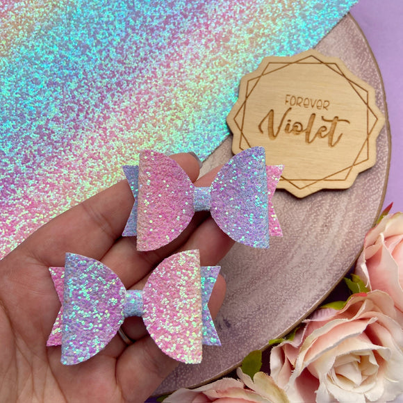 Pastel Rainbow Ombré Mini Bows