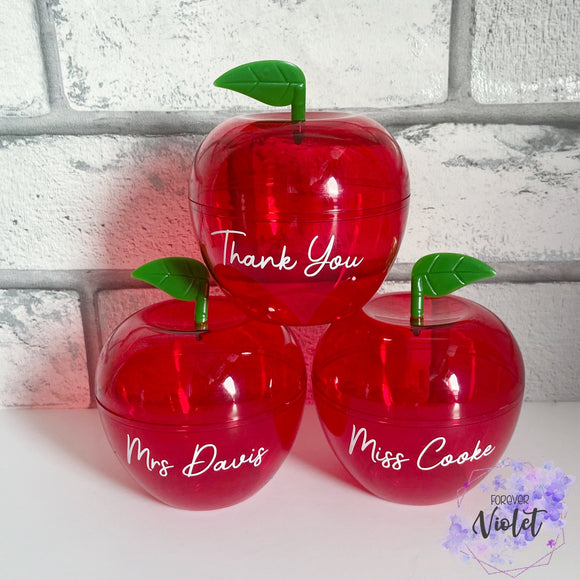 Personalised Fillable Apple