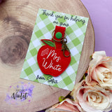 Teacher Apple Keyring