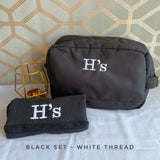 Personalised Wash Bag Set