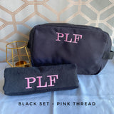 Personalised Wash Bag Set