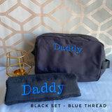 Personalised Wash Bag Set