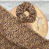 Toffee Leopard Scrunchie Collection