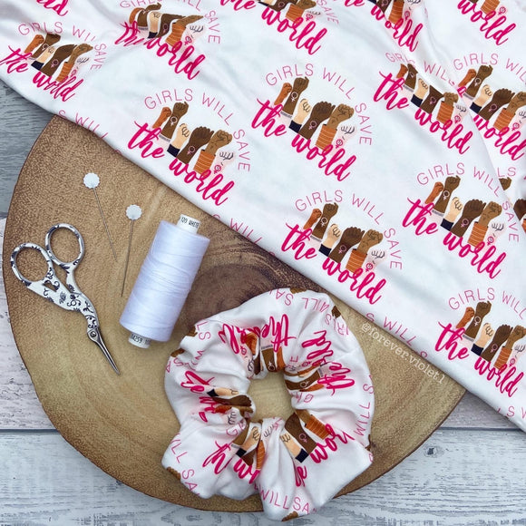 Girls Will Save the World Scrunchie