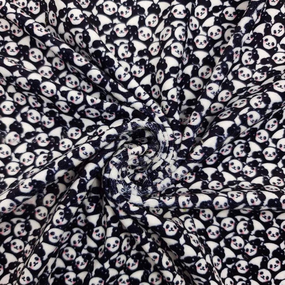 Panda Velvet Scrunchie