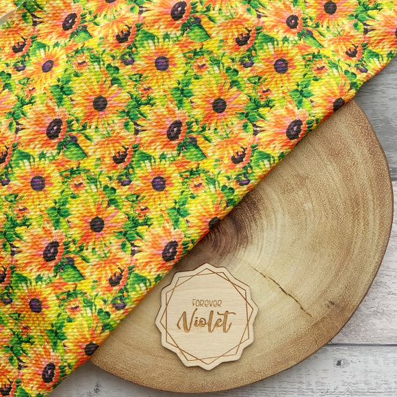 Sunshine Floral Scrunchie