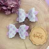 Layered Bunny Feet Bow