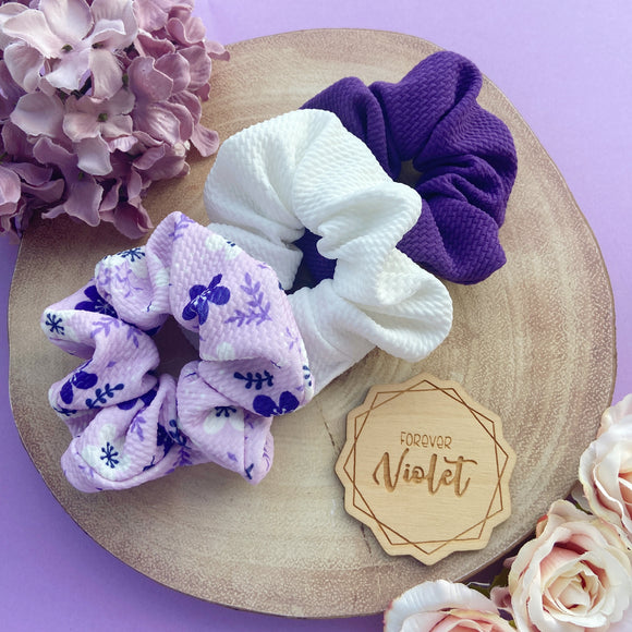 Forever Violet Scrunchie Collection