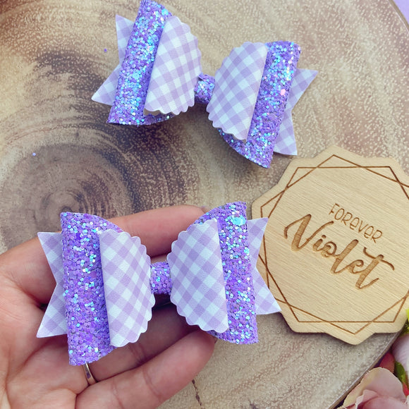 Gingham 'Acacia' Bow