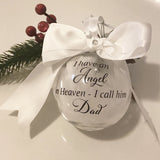 ‘I have an angel…’ Memorial Bauble
