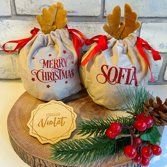 Reindeer Christmas Treat Bags
